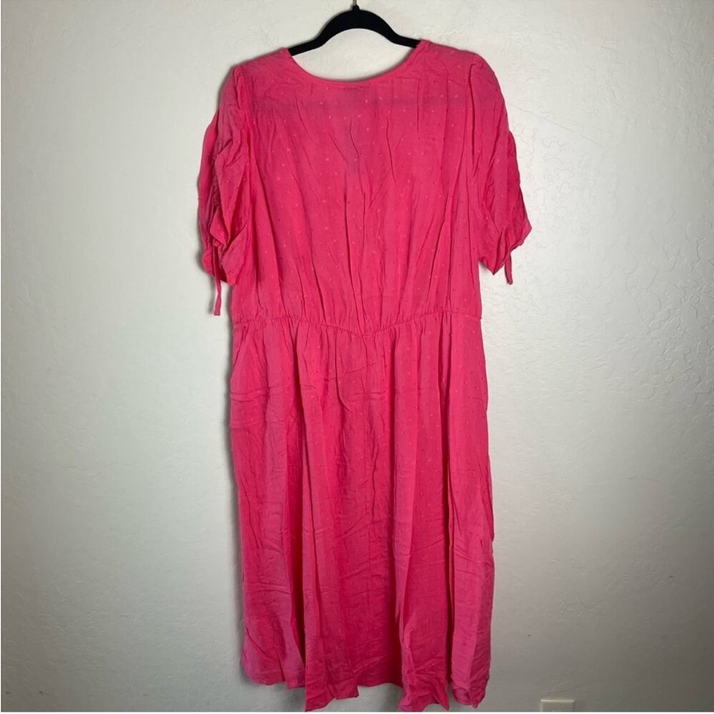 Torrid Pink Wrap Dress - Picture 7 of 14